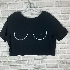 FASHIONNOVA Nip Slip Crop Top